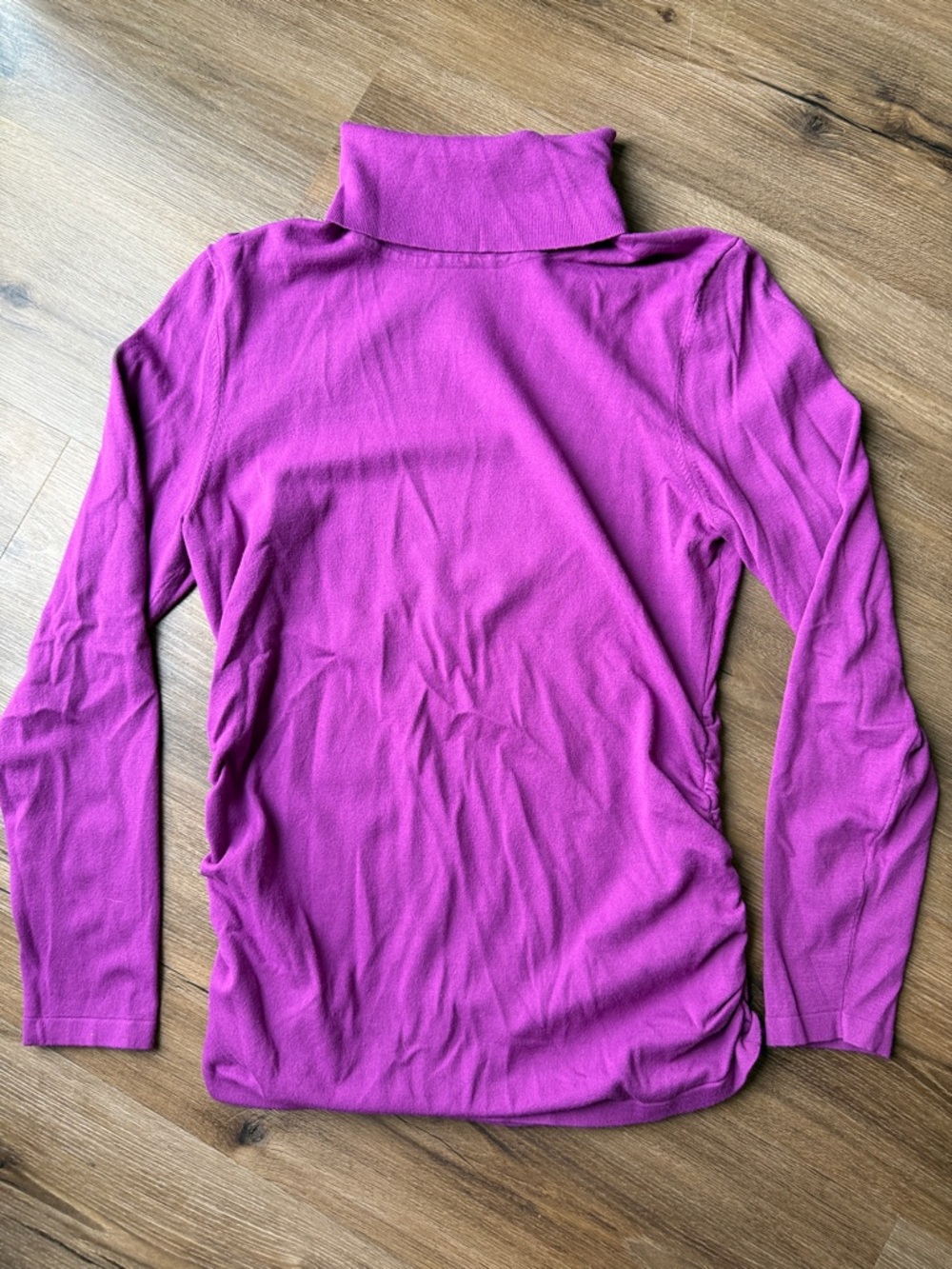 Carlisle Fuchsia Long-Sleeve Turtleneck Top